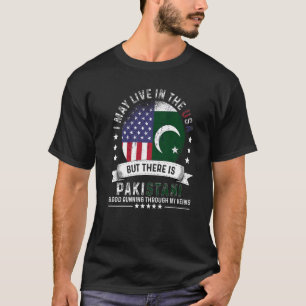 T-shirt Maison pakistanaise américaine Patriot Américain P
