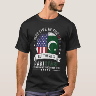 T-shirt Maison pakistanaise américaine Patriot Américain P