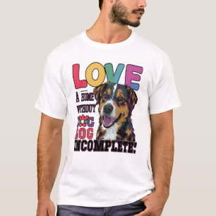 T-shirt Maison sans chien incomplète
