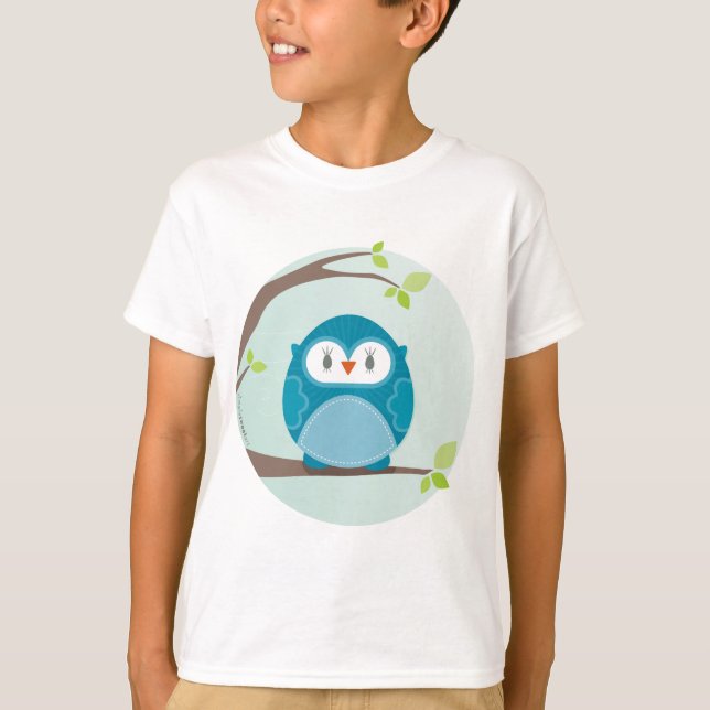 T-shirt MAISON SWEET HOME :: Chouette dans un arbre 5 (Devant)
