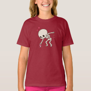 T-shirt Maisonnette drôle de squelette Cottagecore en quêt