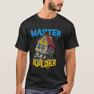 T-shirt Maître constructeur de briques constructeur de leg