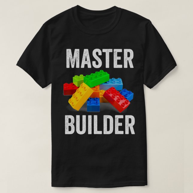 T-shirt Maître Constructeur Funny Bâtiments Cadeaux Hommes (Design devant)
