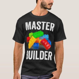 T-shirt Maître Constructeur Funny Bâtiments Cadeaux Hommes