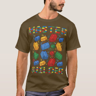 T-shirt Maître Constructeur Funny Bâtiments Cadeaux Pour G