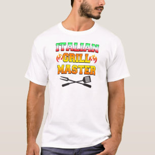 T-shirt Maître de grillades italien