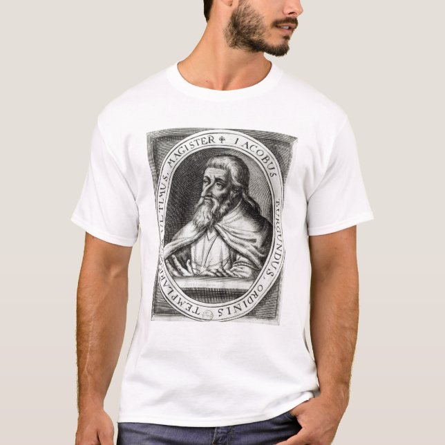 T-shirt Maître de Jacques de Molay des chevaliers Templars (Devant)