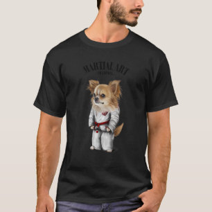 T-shirt Maître de judo karaté chien Chihuahua en judogi bl