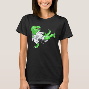 T-shirt Maître de karaté classique T-Rex Dino élève profes