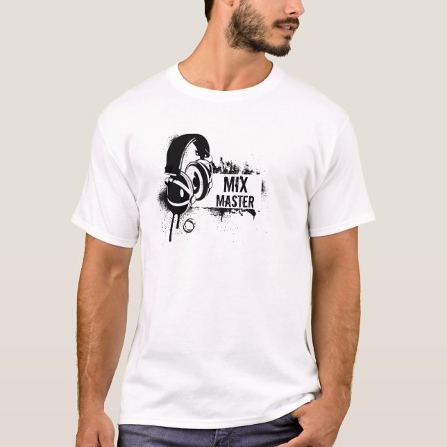 T-shirt Maître de mélange du DJ (Devant)