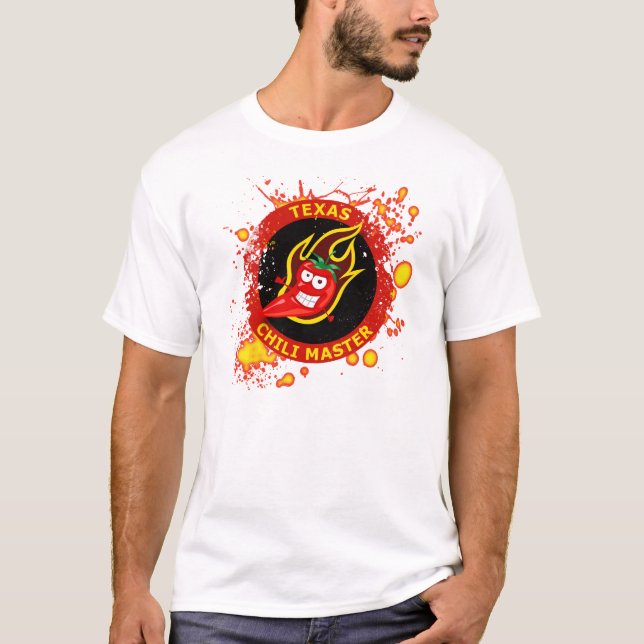 T-SHIRT MAÎTRE DE PIMENT DU TEXAS (Devant)