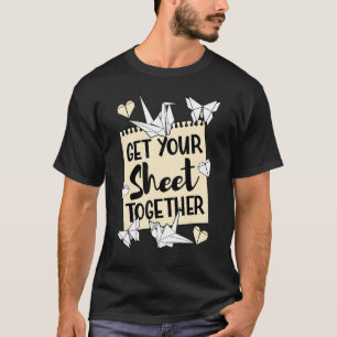 T-shirt Maître d'origami pliage de papier artisanat grue O