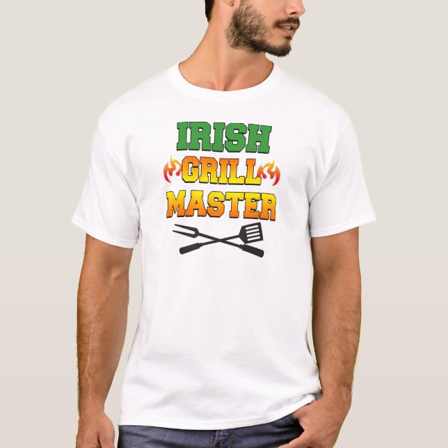 T-shirt Maître irlandais de gril (Devant)