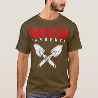 T-shirt Maître jardinier jardinier jardinage Outils de jar