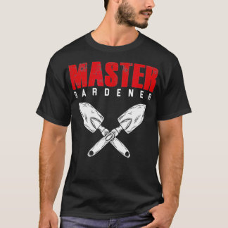 T-shirt Maître jardinier jardinier jardinage Outils de jar