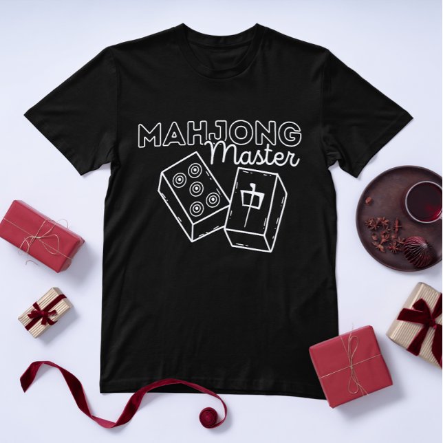 T-shirt Maître Mahjong (Créateur téléchargé)