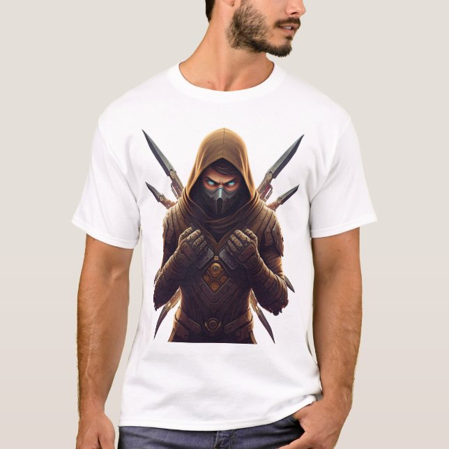 T-shirt Maître métallique (Devant)