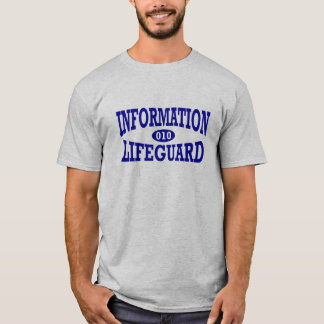 T-shirt Maître nageur de l'information (binaire)