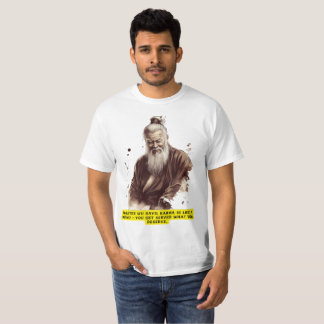 T-shirt maître Wu [Dessin de Chine - sagesse