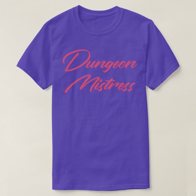 T-shirt Maîtresse de donjon (Design devant)