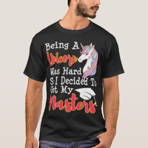 T-shirt Maîtrise amusante Diplôme de licence MSW MBA Cadea