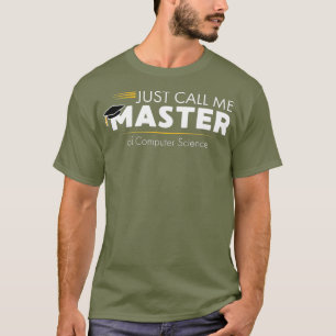 T-shirt Maîtrise amusante en informatique