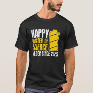 T-shirt Maîtrise DEGREE DOCTEUR HEUREUX DE SCIENCE 202