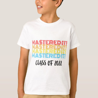 T-shirt Maîtrise Il 2022 Masters Diplôme pour lui