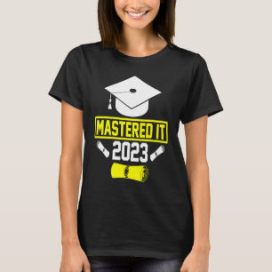 T-shirt Maîtrise Il 2023 Graduation School College Diplôme