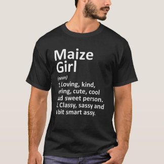 T-shirt MAIZE GIRL KS KANSAS Funny City Accueil Racines Ca