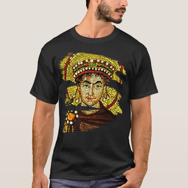 T-shirt Majesté resplendissante : Exploration du Justinien (Devant)