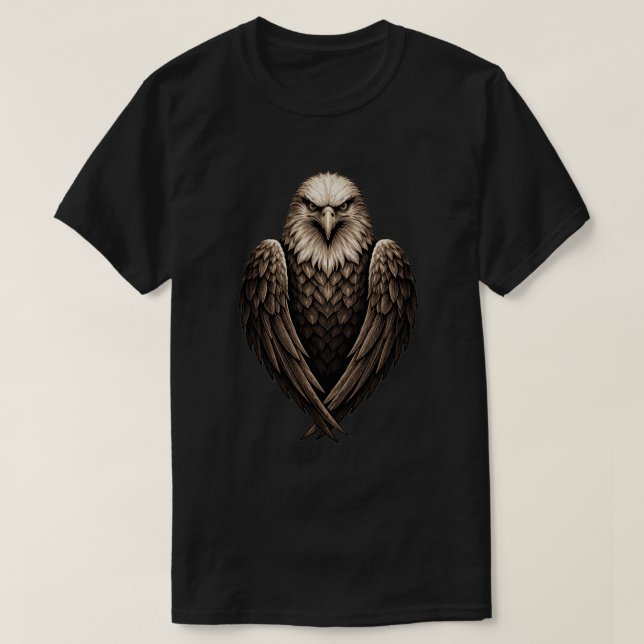 T-shirt Majestic Bald Eagle  (Design devant)