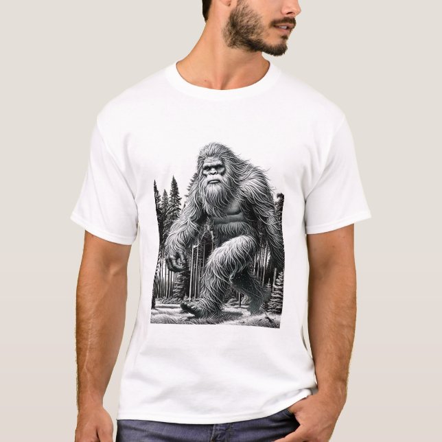 T-shirt Majestic Bigfoot - Légendaire Tee Cryptid (Devant)