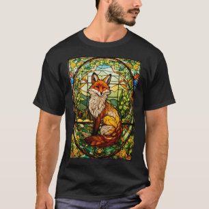 T-shirt "Majestic Crystal Fox Portrait Tee"