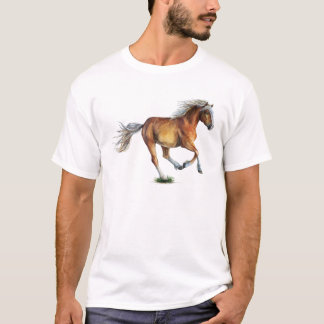 T-shirt Majestic Haflinger Haflinger Horse Lover Idée cade