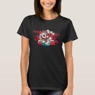 T-shirt Majestic White Fox Kitsune, Art de la mythologie j