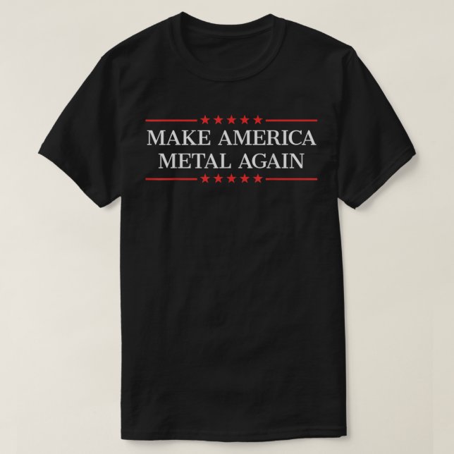T-shirt Make America Metal Again 292 (Design devant)