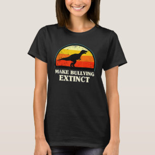 T-shirt Make Bullying Extinction We Wear Orange For Unity