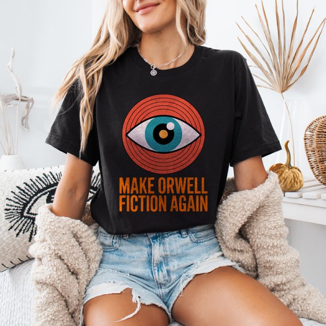 T-shirt Make Orwell Fiction Again Mid Century Evil Eye (Créateur téléchargé)