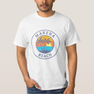 T-shirt Makena Beach, Maui Style Classique Défraîchi