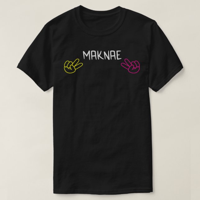 T-shirt Maknae Kpop Funny Mignonne Coréen Fan Cadeau (Design devant)