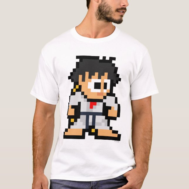 T-shirt Makoto à 8 bits (Devant)