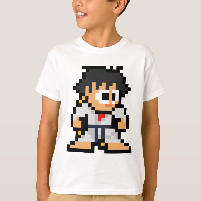 T-shirt Makoto à 8 bits (Devant)