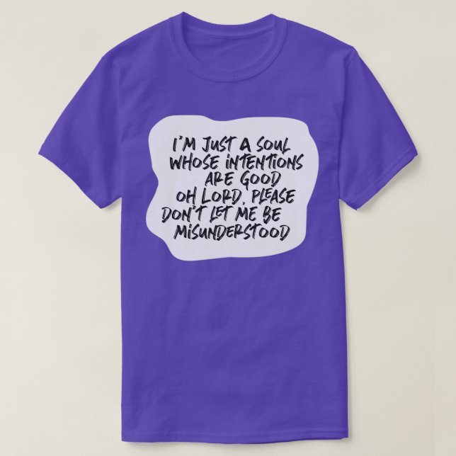 T-shirt Mal compris  (Design devant)
