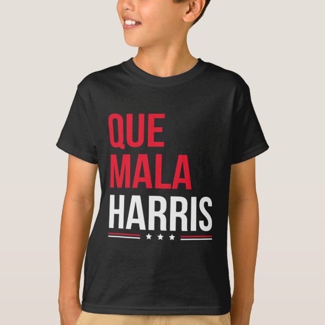 T-shirt Mala Harris Anti Kamala Harris Joe Biden Border Pr (Devant)