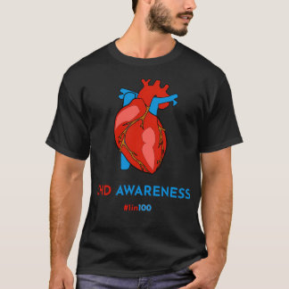 T-shirt Maladie cardiaque congénitale Déficience de la DPC