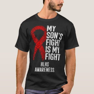 T-shirt Maladie cardiaque cyanogène Le combat de mon fils