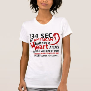 T-shirt Maladie cardiaque de papa de toutes les 34