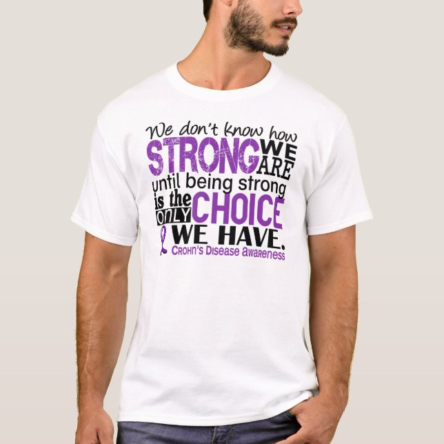 T-shirt Maladie de Crohn comme nous forts sommes (Devant)