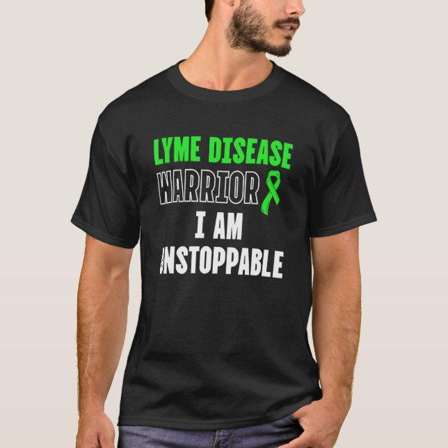 T-shirt Maladie de Lyme Survivor Guerrier Sensibilisation (Devant)